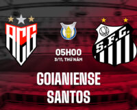 Nhận định, soi kèo Goianiense vs Santos 5h ngày 3/11 (VĐQG Brazil 2022)