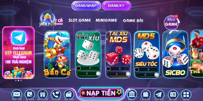 Danh mục game hấp dẫn tại 368 vin